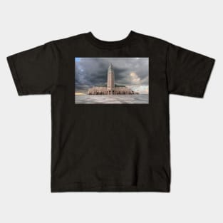 The Hassan II Mosque in Casablanca, Morocco Kids T-Shirt